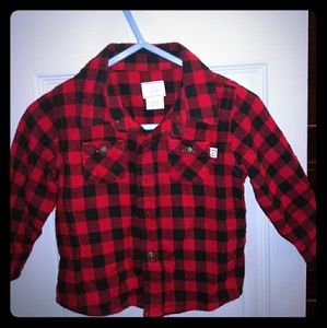 "Lumber Jack" Red/Black Flannel